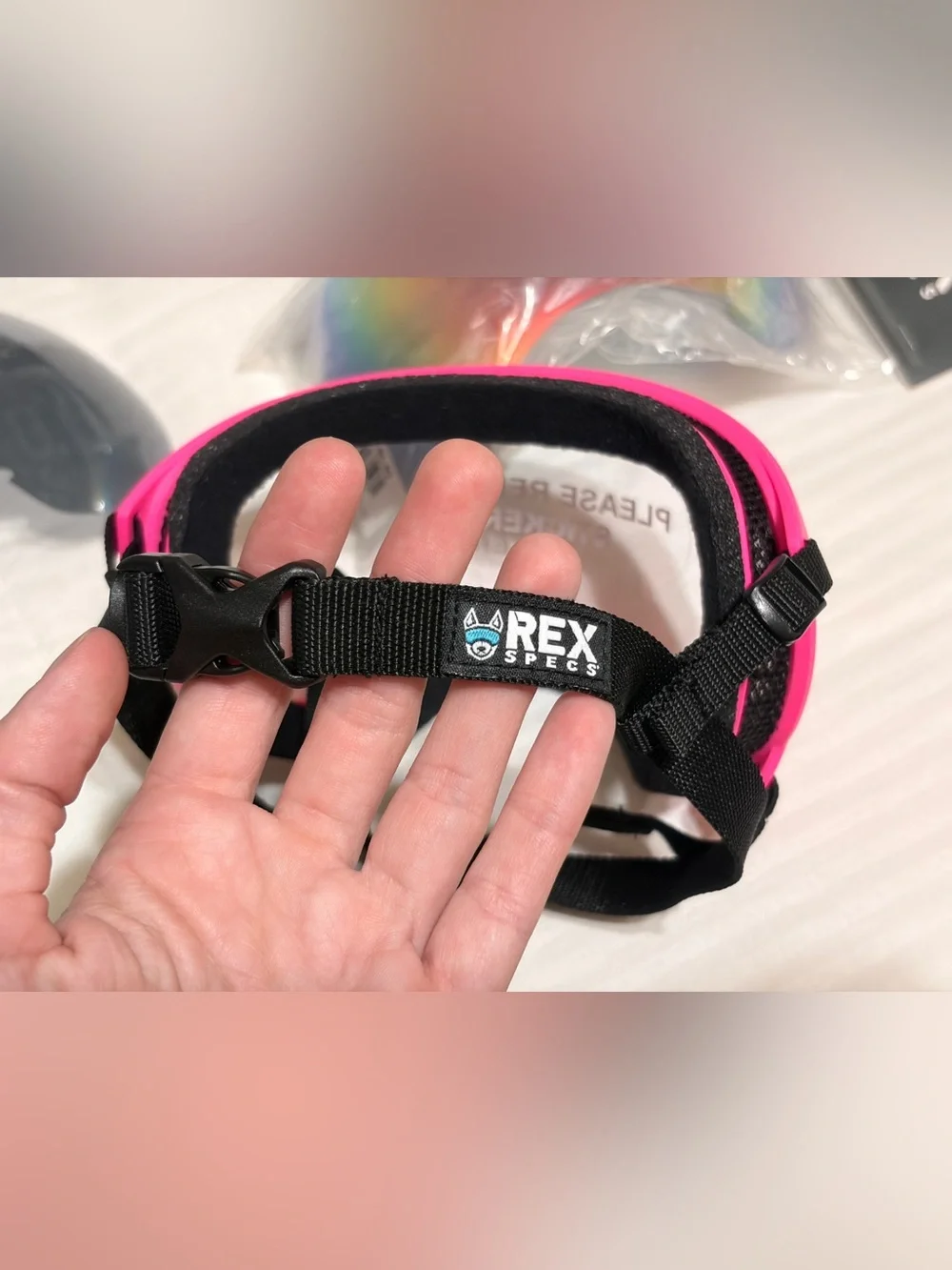 NIB REX SPECS NEON PINK V2 DOG GOGGLES